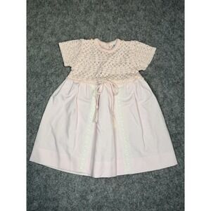 Pili Carrera (Spain) Pink Knit Skirt Dress -6 Months